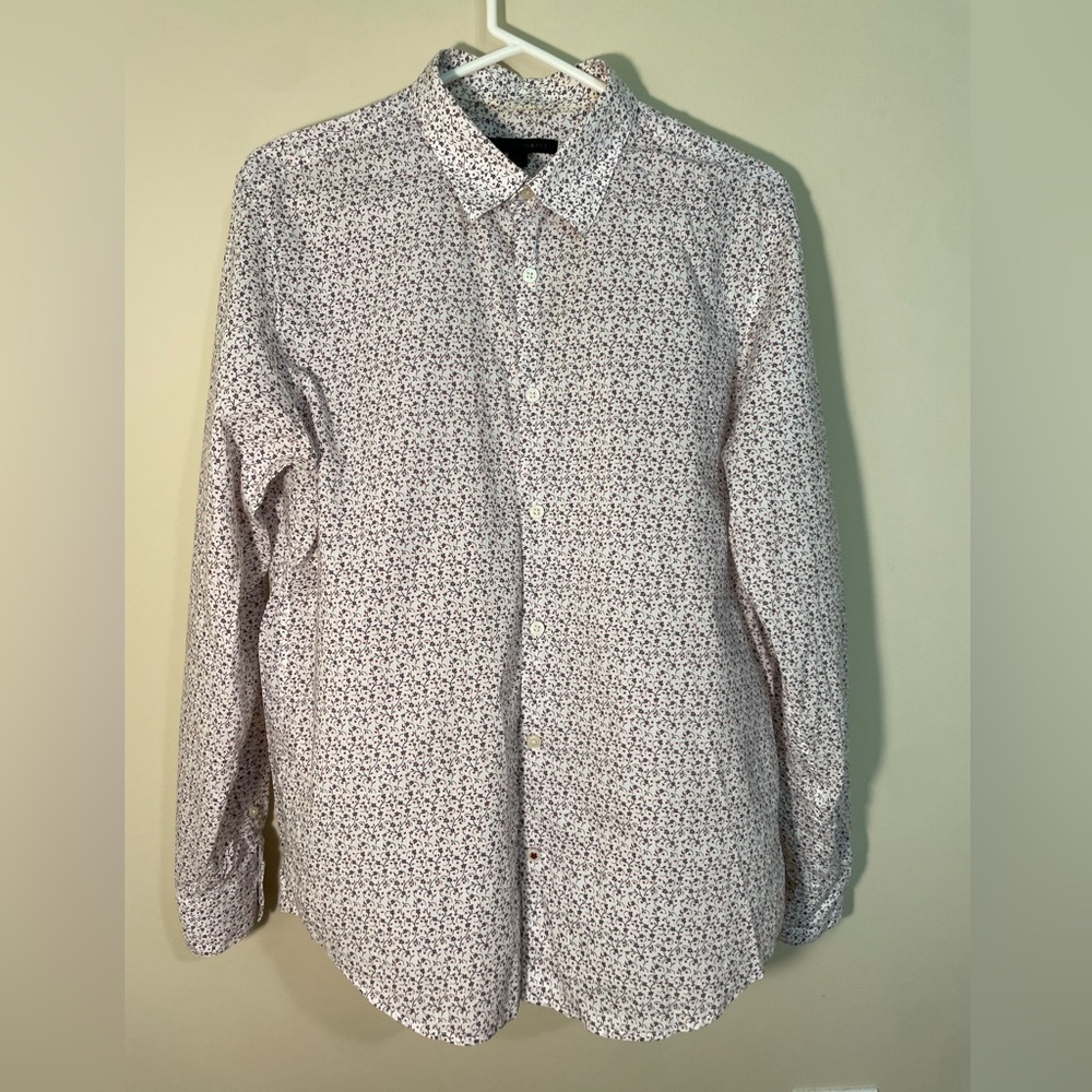 John Varvatos Floral Print Shirt - Medium